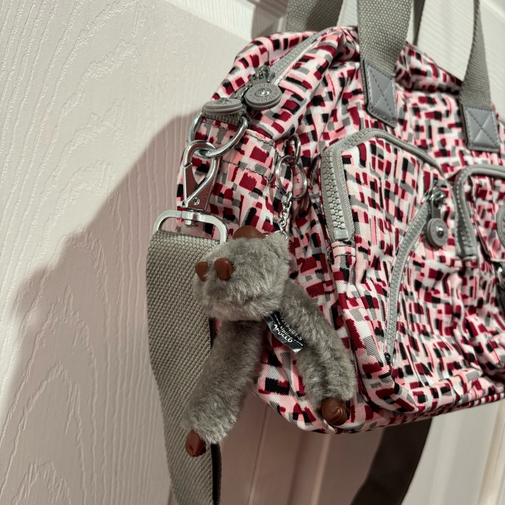 KIPLING Defea HB3510 Large Shoulder / Crossbody Handbag in Glamorous Tiles Print - Picture 5 of 11